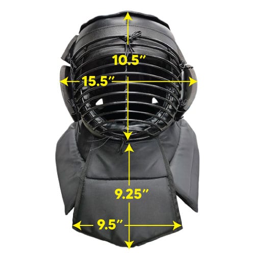 Protective Head Gear Front Dimension